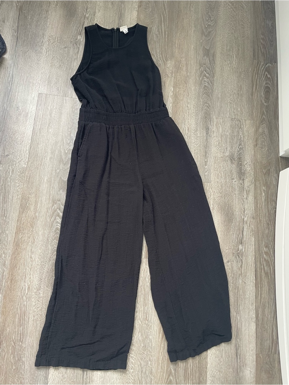 a new day Black Sleeveless Wide-Leg Jumpsuit